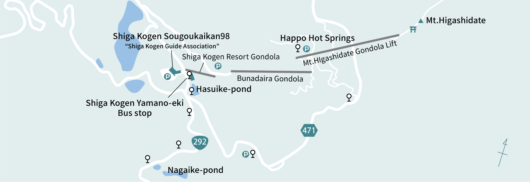 Map of Higashidate