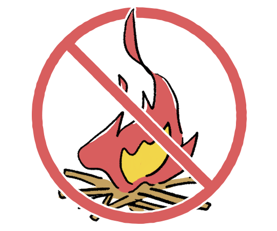 image:Campfires are prohibited