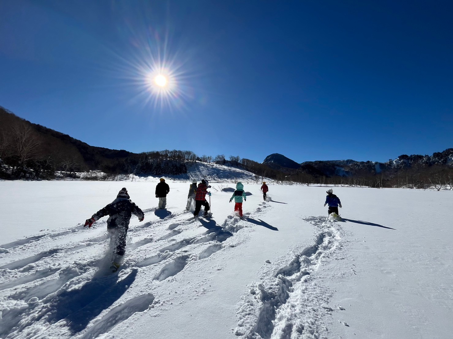 スノーキャンプin信州/kids Snowshoe Tour report